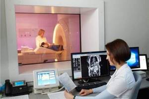 What will an abdominal MRI show?
