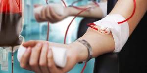 human blood transfusion
