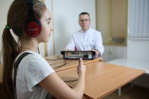 Pure-tone audiometry can be performed after the child reaches 3 years of age