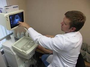 Ultrasound examination of the prostate gland