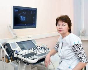 Ultrasound doctor Tatyana Valentinovna Goryunova